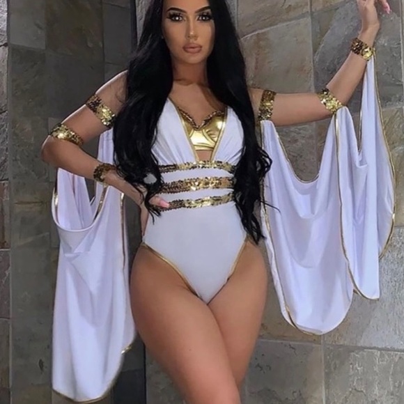 Glow up Goddess Halloween Forplay Costume - Picture 2 of 8